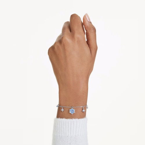 Helen Kirchhofer - Swarovski Magic Armband Schneeflocke Blau Rhodiniert - 5734244
