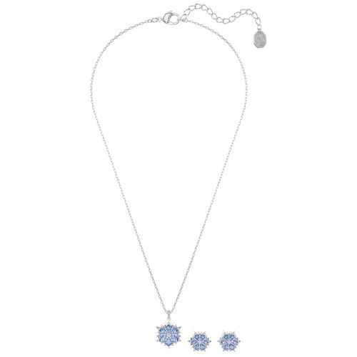 Helen Kirchhofer - Swarovski Magic Set Schneeflocke Blau Rhodiniert - 5734243