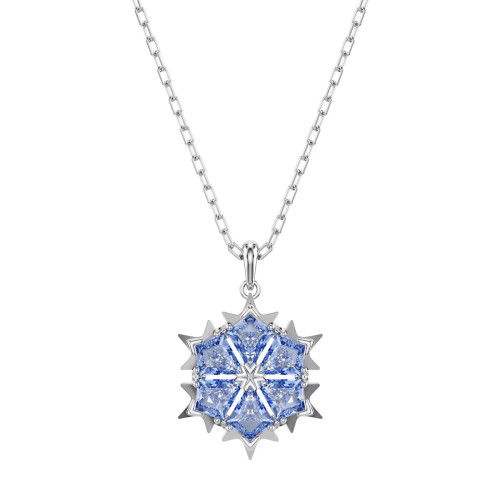 Helen Kirchhofer - Swarovski Magic Set Schneeflocke Blau Rhodiniert - 5734243