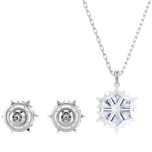 Helen Kirchhofer - Swarovski Magic Set Schneeflocke Blau Rhodiniert - 5734243