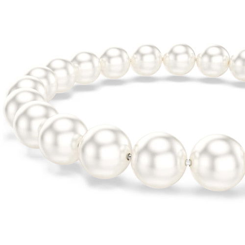 Helen Kirchhofer - Swarovski Matrix Armband Kristallperle Weiss Rhodiniert - 5747747