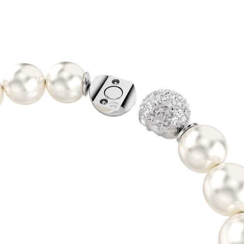 Helen Kirchhofer - Swarovski Matrix Armband Kristallperle Weiss Rhodiniert - 5747747