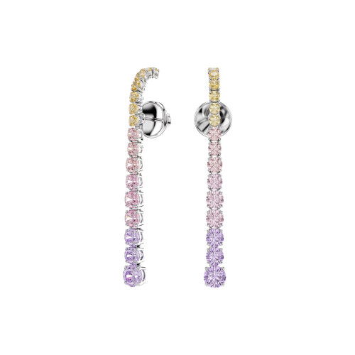 Helen Kirchhofer - Swarovski Matrix Drop Ohrhänger Rundschliffe im Farbverlauf Mehrfarbig Rhodiniert - 5751195