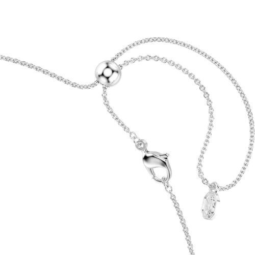 Helen Kirchhofer - Swarovski Matrix Tennis Necklace Gradient of round cuts Multicolored Rhodium plated - 5751196