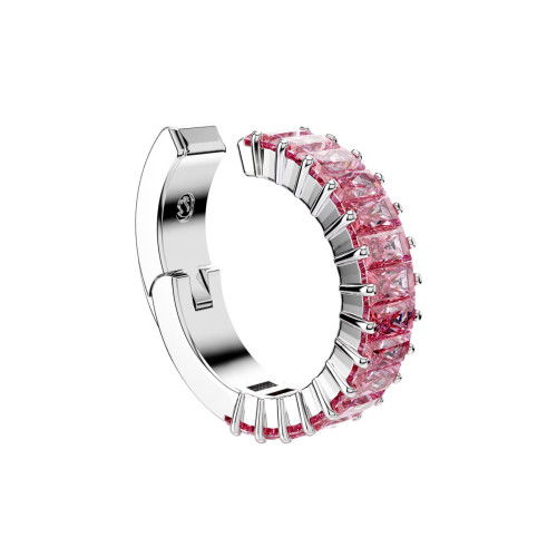 Helen Kirchhofer - Swarovski Matrix Ohrspangen Baguette Schliff Rosa Rhodiniert - 5719140