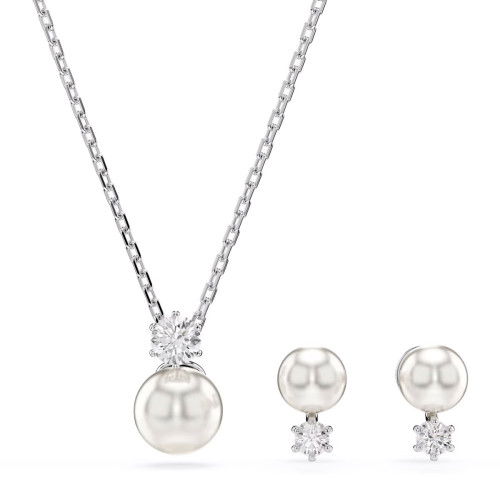 Helen Kirchhofer - Swarovski Matrix Set Kristallperle Rundschliff Weiss - 5689624