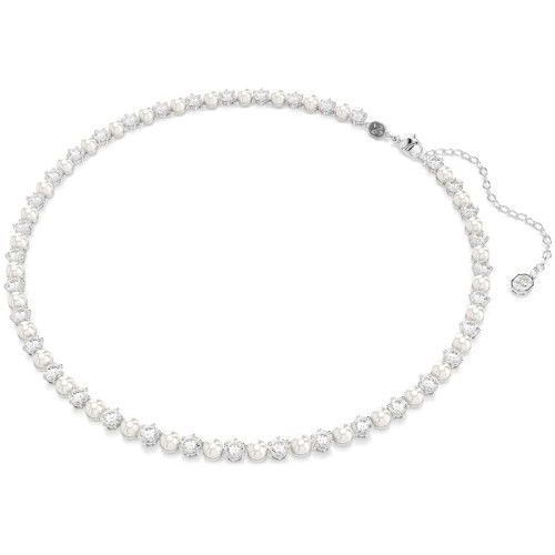 Helen Kirchhofer - Swarovski Matrix Set Kristallperle Rundschliff Weiss Rhodiniert - 5742040