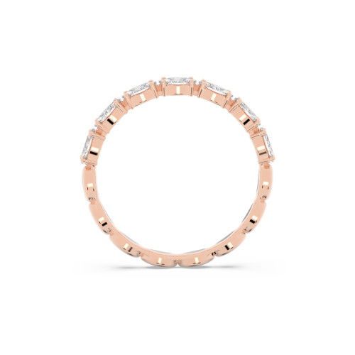 Helen Kirchhofer - Swarovski Matrix Vittore Ring Marquise Schliff Weiss Roségold Legierungsschicht