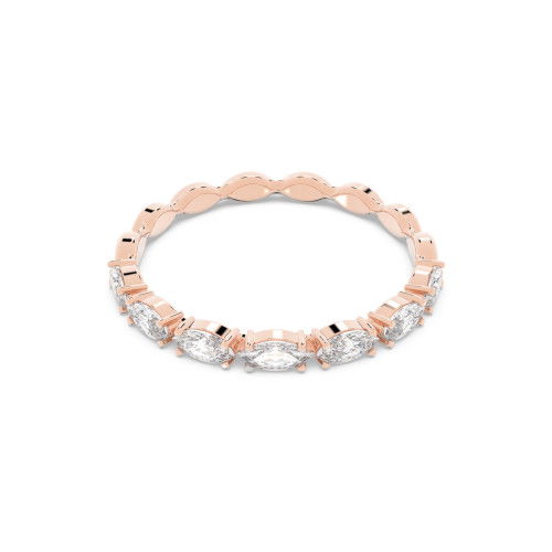 Helen Kirchhofer - Swarovski Matrix Vittore Ring Marquise Schliff Weiss Roségold Legierungsschicht