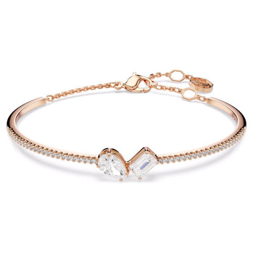 Helen Kirchhofer - Swarovski Mesmera Armreif Verschiedene Schliffe Weiss Roségold Legierungsschicht - 5734247