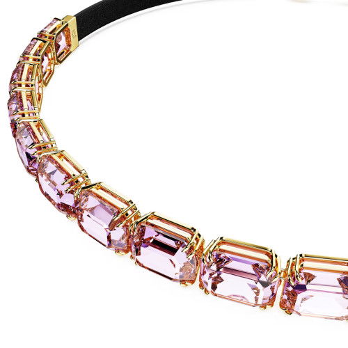 Helen Kirchhofer - Swarovski Millenia Tennis Choker Oktagon Schliff Violett Goldlegierungsschicht - 5720486