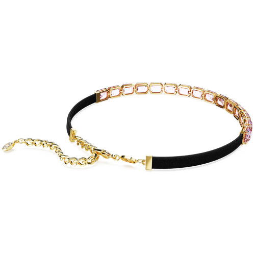 Helen Kirchhofer - Swarovski Millenia Tennis Choker Oktagon Schliff Violett Goldlegierungsschicht - 5720486