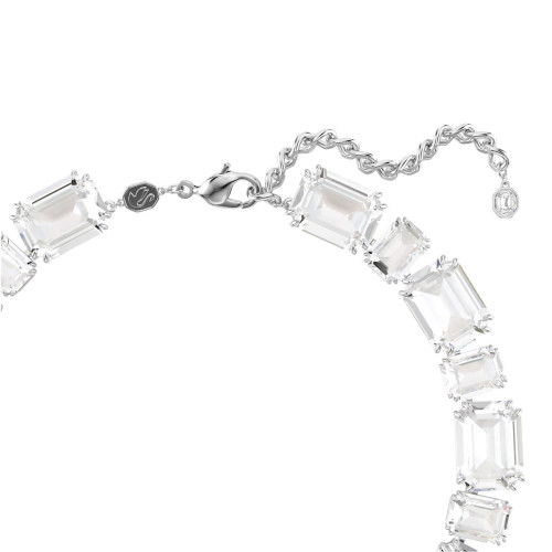 Helen Kirchhofer - Swarovski Millenia Y Halskette Oktagon Schliff Weiss Rhodiniert - 5705799