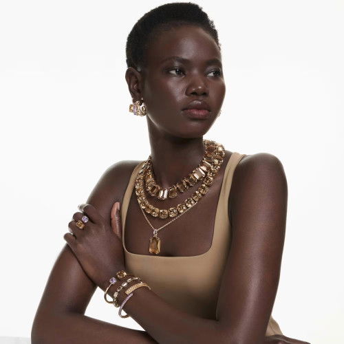 Helen Kirchhofer - Swarovski Millenia Kreolen Verschiedene Schliffe Mehrfarbig Goldlegierungsschicht - 5725757