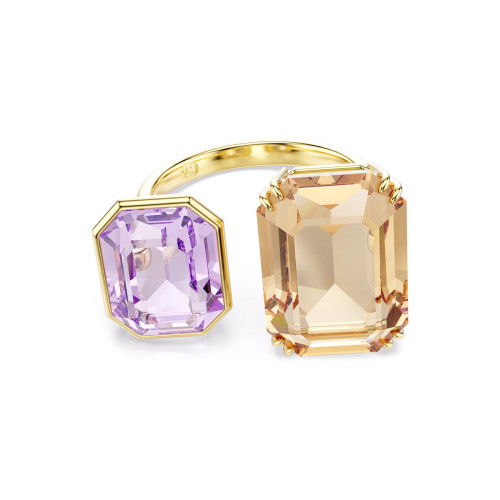 ★ピュアな煌めき【SWAROVSKI】Millenia オープンリング crystal Millenia オープンリング, オクタゴンカット, グリーン