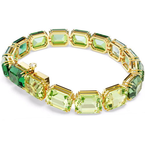 Helen Kirchhofer - Swarovski Millenia Armband Oktagon Schliff Farbverlauf Grün Gold - 5671258