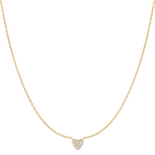 Helen Kirchhofer - Ania Haie Gold Pavé Heart Halskette - N074-01G