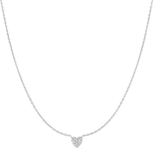Helen Kirchhofer - Ania Haie Silver Pavé Heart Halskette - N074-01H