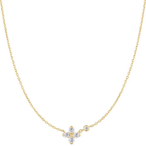 Helen Kirchhofer - Ania Haie Gold Sparkling Lucky Clover Halskette - N074-04G