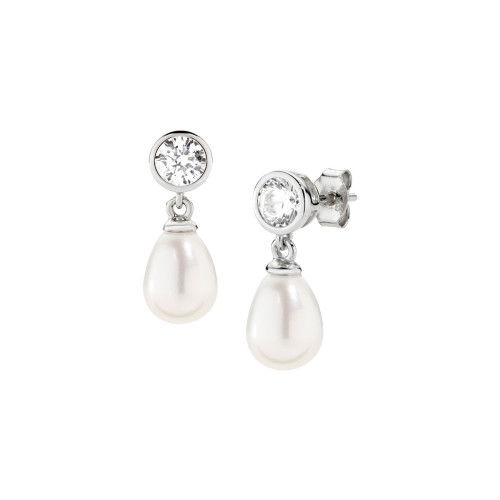 Helen Kirchhofer - Amen Solitaire and Pearl Ohrstecker - ORTOPEBBBZ3