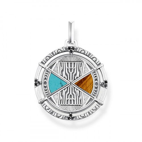 Helen Kirchhofer - Thomas Sabo Anhänger Talisman mit Tigerauge und Türkis Silber - PE951-364-7
