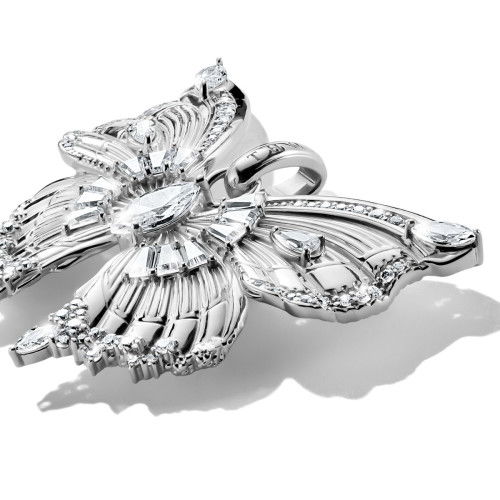 Helen Kirchhofer - Thomas Sabo Anhänger Schmetterling Butterfly Paradise mit Steinen Silber - PE984-051-14