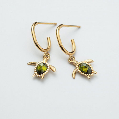 Helen Kirchhofer - Paul Hewitt Turtle Hoops Ohrring Gold - PH-JE-0180