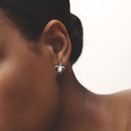 Helen Kirchhofer - Paul Hewitt Turtle Ohrring White Breeze - PH-JE-2335