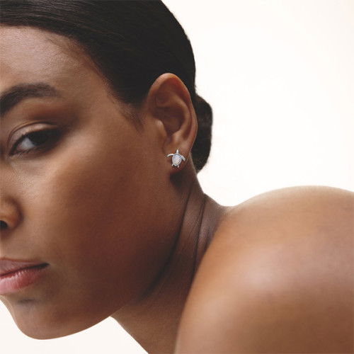 Helen Kirchhofer - Paul Hewitt Turtle Ohrring White Breeze - PH-JE-2335