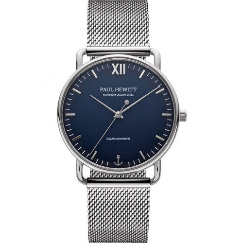 Helen Kirchhofer - Paul Hewitt Sailor Silber Blau (39 mm) - PH-W-0325