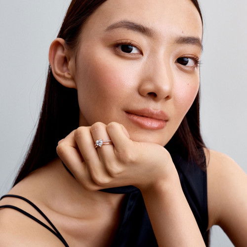 Helen Kirchhofer - Pandora Doppelband Herz Ring - 183100C01