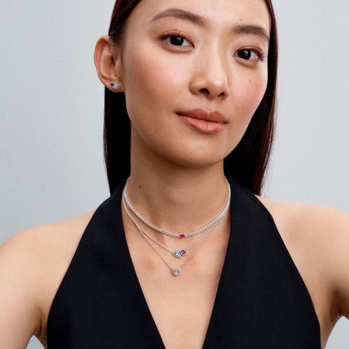 Helen Kirchhofer - Pandora Strahlenkranz Herz Ohrstecker - 293633C01