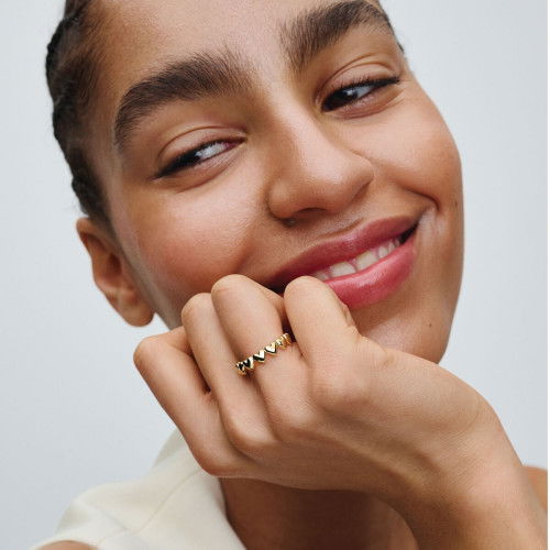 Helen Kirchhofer - Pandora Reihe von Herzen Ring - 163427C00