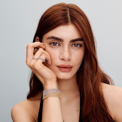 Helen Kirchhofer - Pandora Pavé Cuban Gliederarmband - 563008C01