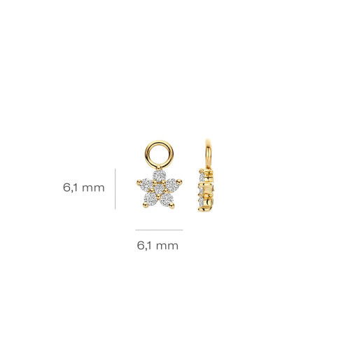Helen Kirchhofer - Blush Lab Diamonds Ohr Charms 14k Gelbgold - LG9005Y/S