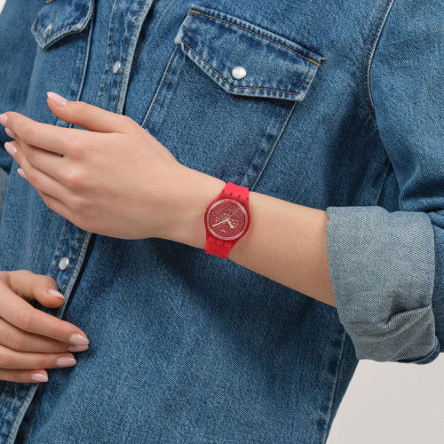 Helen Kirchhofer - Swatch Love in Scarlet - SO28Z122