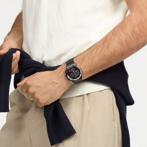 Helen Kirchhofer - Swatch Magenta at Night - YVB413