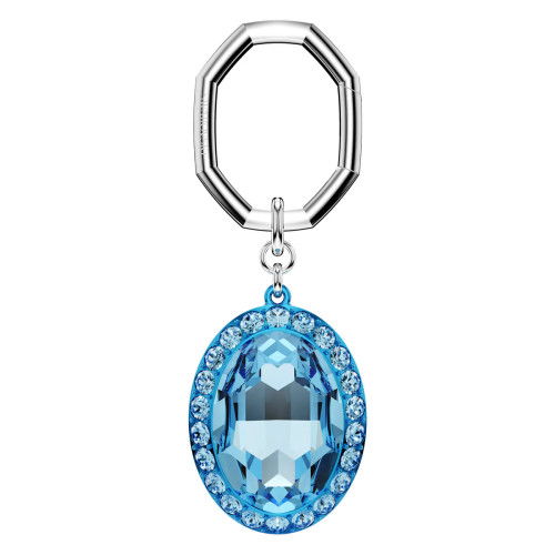 Helen Kirchhofer - Swarovski Schlüsselanhänger Oval-Schliff Blau Metallmix - 5666644