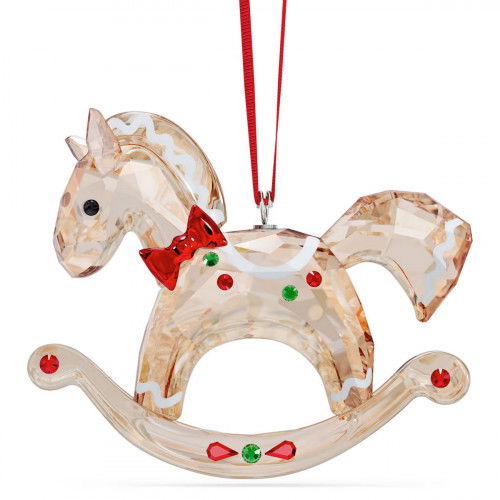 Helen Kirchhofer - Swarovski Holiday Cheers Gingerbread Rocking Horse Ornament - 5627608