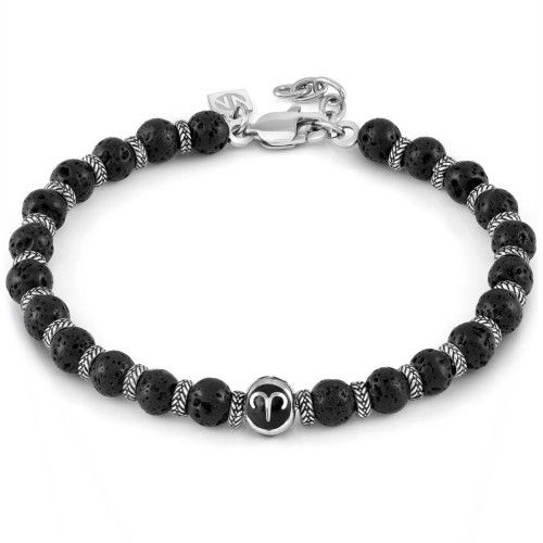 Helen Kirchhofer - Nomination Instinctstyle Armband Widder Lavastein - 027928-001