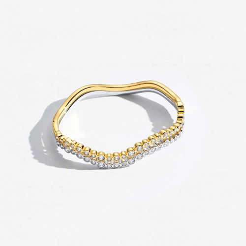 Helen Kirchhofer - Sif Jakobs Sardinien Wave Armreif - SJ-BG2631-CZ-YG