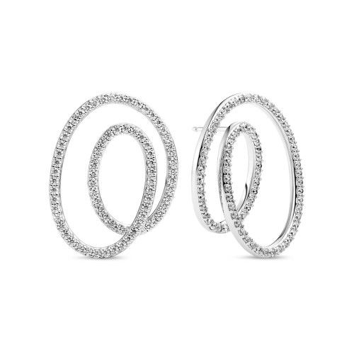 Helen Kirchhofer - Sif Jakobs Spirale Due Grande Ohrstecker - SJ-E2599-CZ