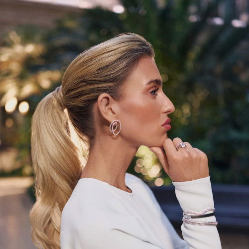 Helen Kirchhofer - Sif Jakobs Spirale Due Grande Ohrstecker - SJ-E2599-CZ