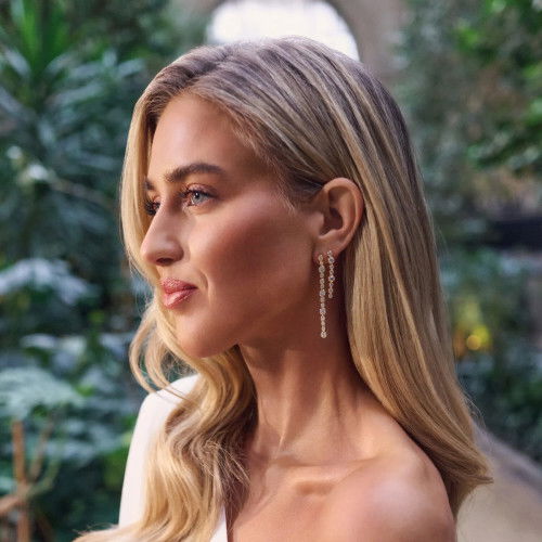 Helen Kirchhofer - Sif Jakobs Sardinien Lungo Piccolo Ohrstecker - SJ-E2770-CZ-YG