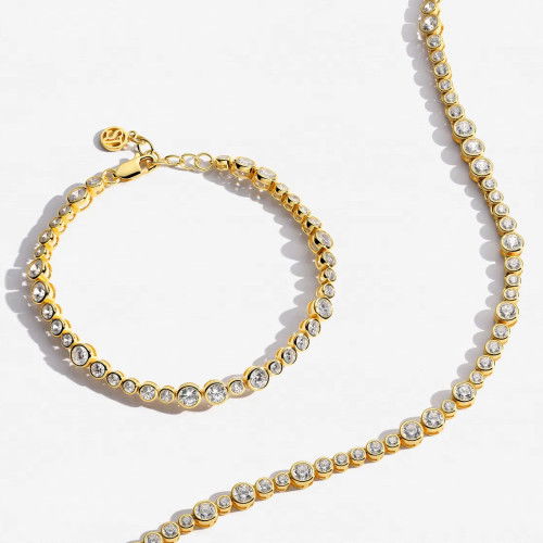 Helen Kirchhofer - Sif Jakobs Sardinien Altro Halskette - SJ-N2775-CZ-YG