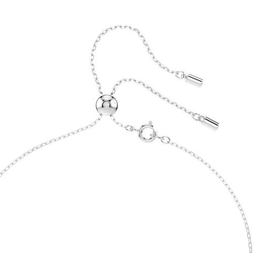 Helen Kirchhofer - Swarovski Stilla Attract Y Halskette Rundschliff Blau Rhodiniert - 5734249