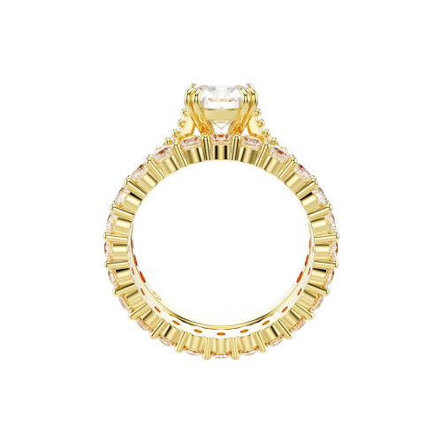 Helen Kirchhofer - Swarovski Stilla Ring Set Rundschliff Weiss Goldlegierungsschicht