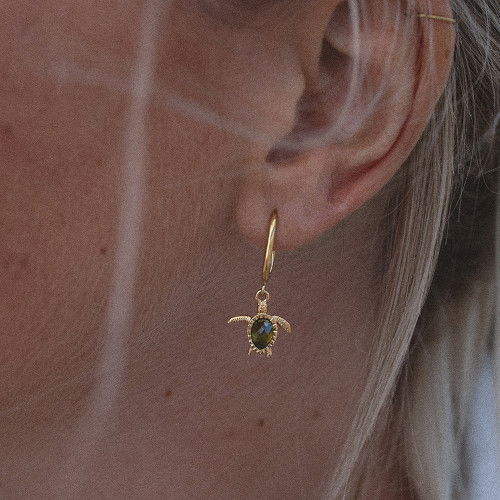 Helen Kirchhofer - Paul Hewitt Turtle Hoops Ohrring Gold - PH-JE-0180