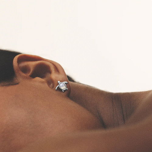 Helen Kirchhofer - Paul Hewitt Turtle Ohrring White Breeze - PH-JE-2335