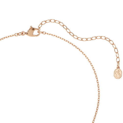 Helen Kirchhofer - Swarovski Swan Halskette Verschiedene Schliffe Schwan Weiss Roségold Legierungsschicht - 5738203